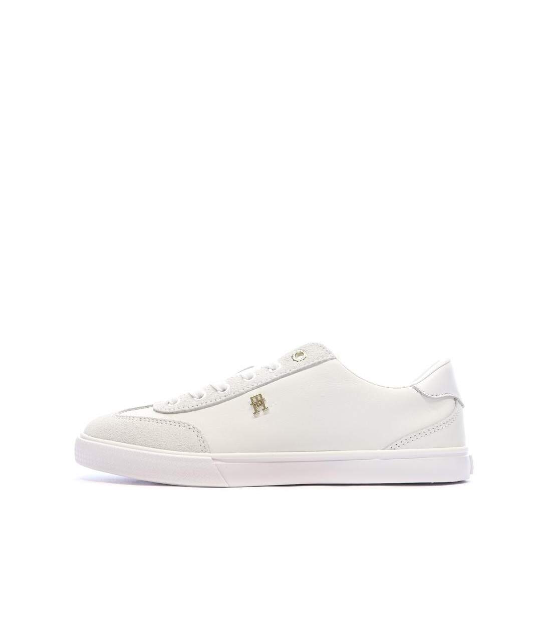 Baskets ecru femme tommy hilfiger th chic-1