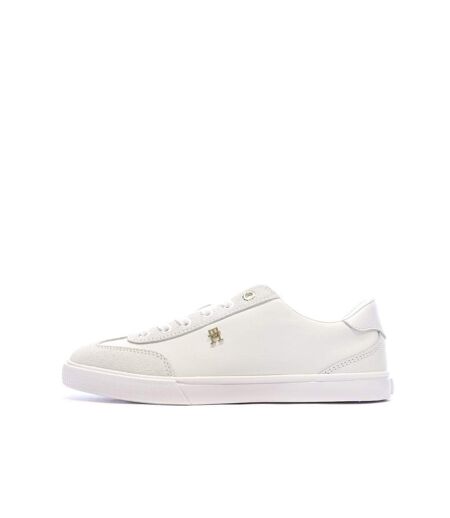 Baskets ecru femme tommy hilfiger th chic