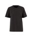 Womens/ladies Vintage Everyday T-shirt Black Build Your Brand-2