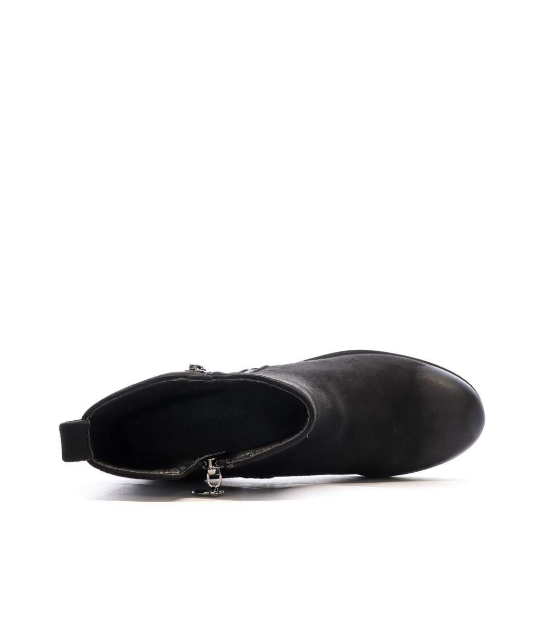 Bottines noires femme chattawak vamp-4