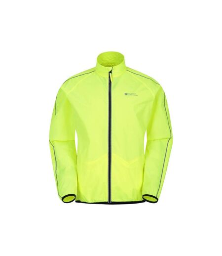 Mens Force Reflective Water Resistant Jacket Yellow Mountain Warehouse