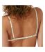 Brassière De Sport Motif/style Uni Femme Blanc Crème Calvin Klein-3