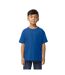 T-shirt softstyle enfant bleu roi Gildan-1