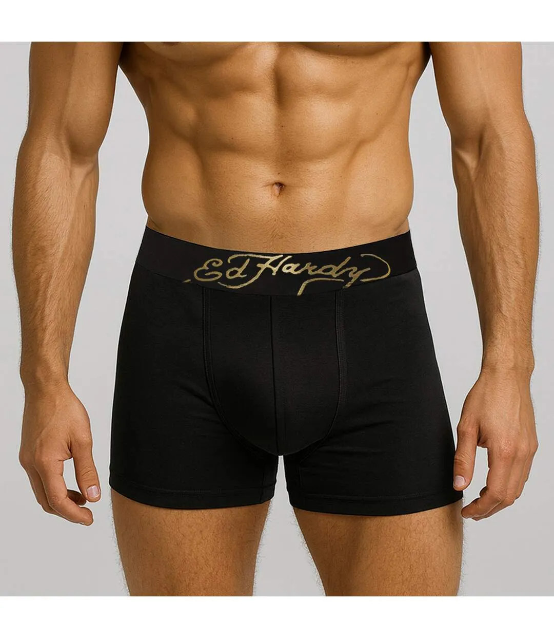 Ed Hardy - Lot de 5 Caleçons Homme Coton Respirant Confort - Collection Carno-4