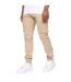 Pantalon À Poches Décontracté Homme Beige Gris Crosshatch-1