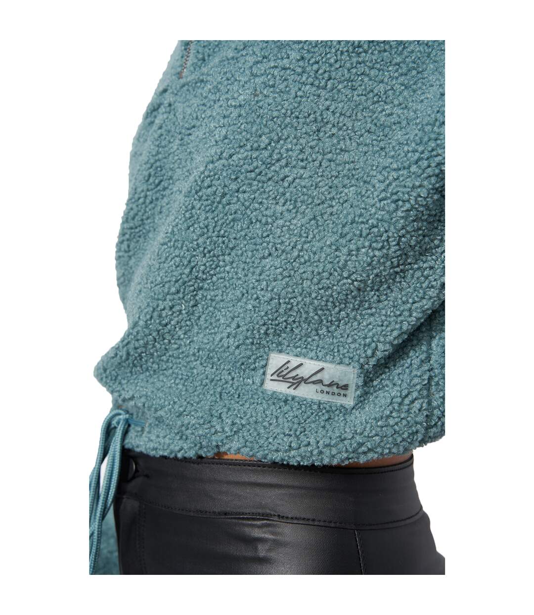 Sweat À Capuche Kimora Femme Vert De Gris Lily Lane-4