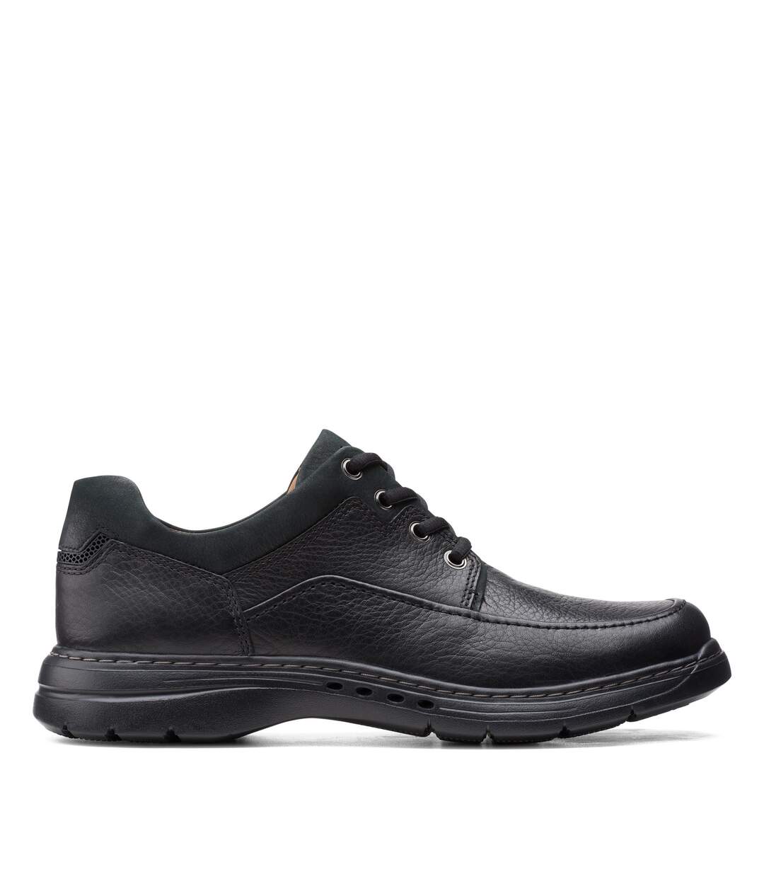 Chaussures en cuir un brawley lace homme noir Clarks-4