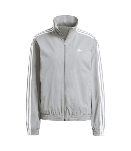 Mens Originals 3 Stripes Regular Track Jacket Grey Adidas