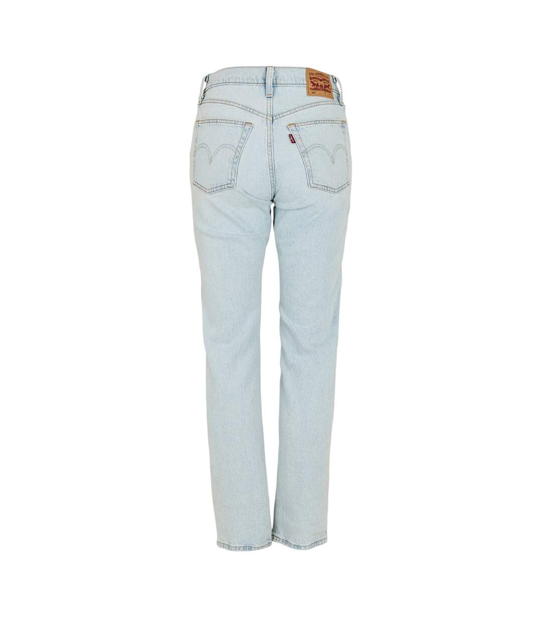 Womens/ladies 501 5 Pockets Straight Leg Jeans Stepped Away Levis-3