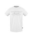 Mens Script Crew Neck T-shirt White Aquascutum-1