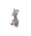 Jouet pour Chien Souris 14cm Gris