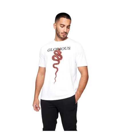 T-shirt pythonidae 2.0 homme blanc Glorious Gangsta Glorious Gangsta