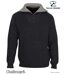 CHALLENGER PRIMO5 — Pull camionneur col camionneur noir/anth : chaleur et style authentique-5