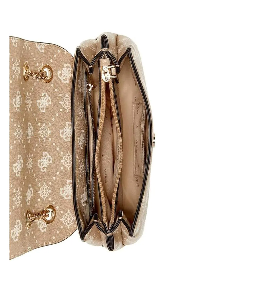 Sac à bandoulière beige femme guess silia-2