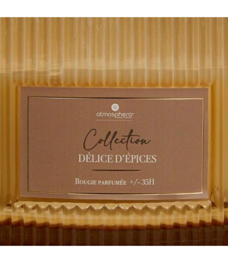 Bougie Parfumée en Verre Albie 635g Délice d'Épices
