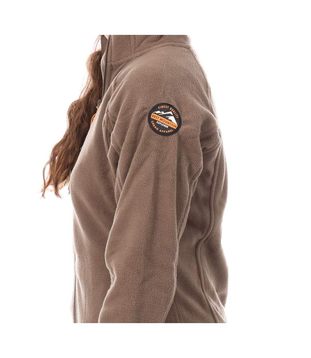Sweat polaire marron femme best mountain victoria - 3xl-3