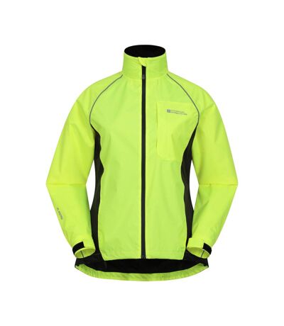 Womens/ladies Adrenaline Ii Iso-viz Waterproof Jacket Bright Yellow Mountain Warehouse