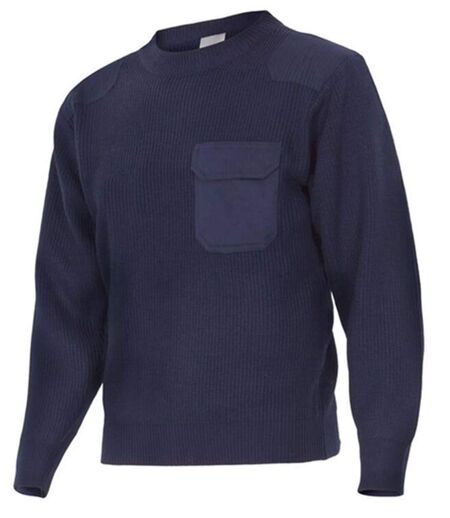 Pull col rond - Homme - VL100 - bleu marine