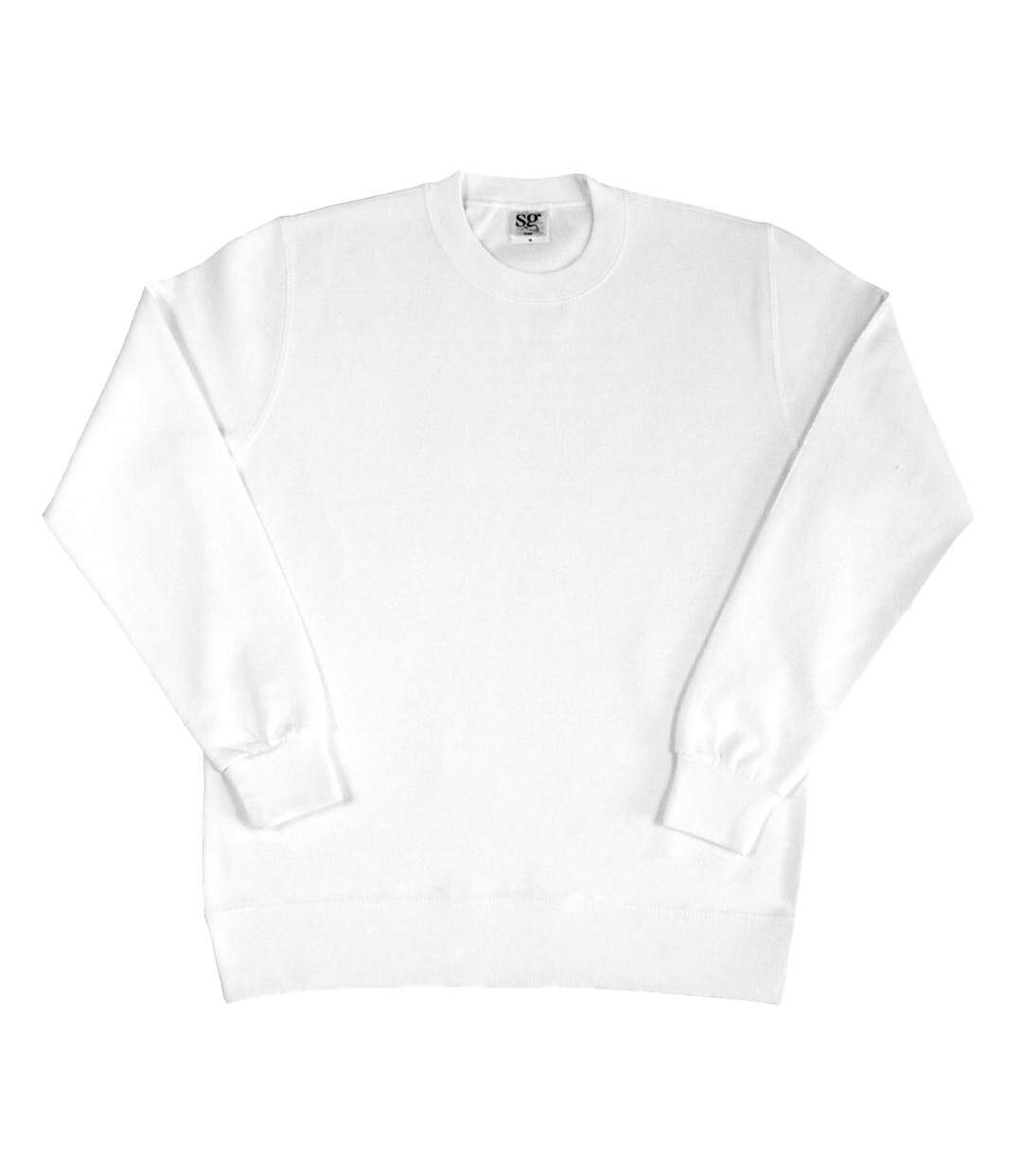 Sweatshirt À Manches Longues Femme Blanc SG-1