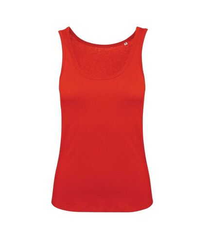 Débardeur coton organique peigné femme - TW073 - rouge