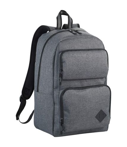 Avenue Graphite Deluxe 15.6in Laptop Backpack (29 x 16.5 x 45cm) (Heather Grey) - UTPF1405