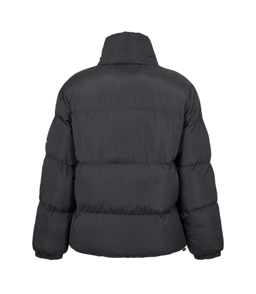 Mens Quilted Zipped Puffer Jacket Black 274 Studio-2
