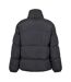 Mens Quilted Zipped Puffer Jacket Black 274 Studio-2