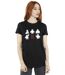 Disney - T-shirt BIG HERO BAYMAX MANY POSES - Femme (Noir) - UTBI15585-2