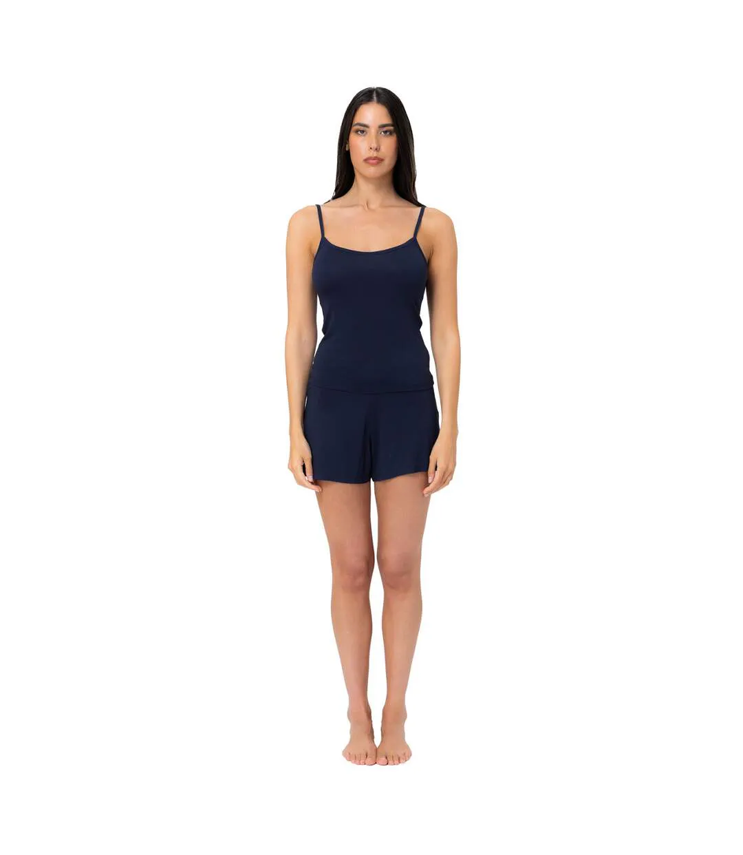 Ensemble pyjama femme caraco et short en coton jersey FPS4269 Fila-1
