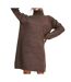 Robe pull marron femme only jada - l-1