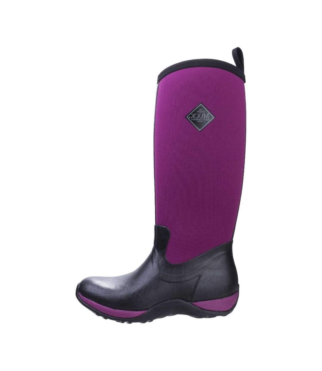 Bottes artic adulte noir/ rose foncé Muck-2