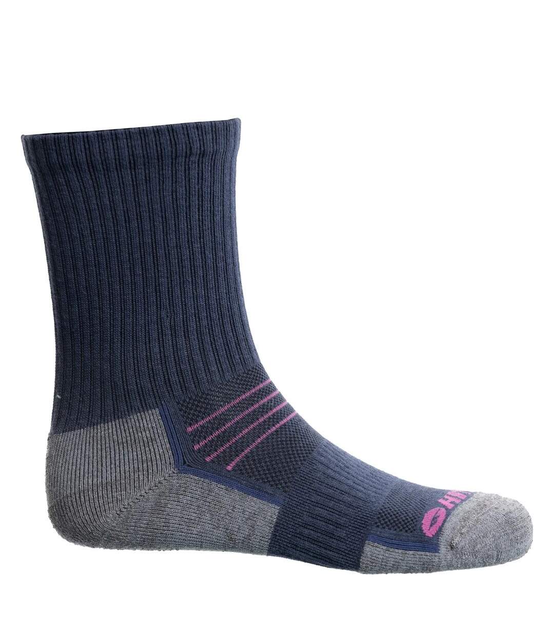 Chaussettes Altitude Hike Adulte Noir Bleu Hi-Tec-2