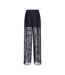 Womens/ladies Repeat Logo Trousers Navy Armani Exchange-1