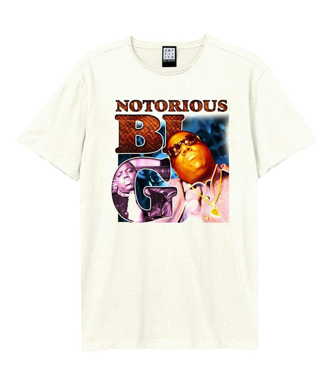 T-shirt 90´s Bootleg Adulte Blanc Amplified-1