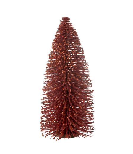Sapin de Noël Déco Baies 48cm Rouge