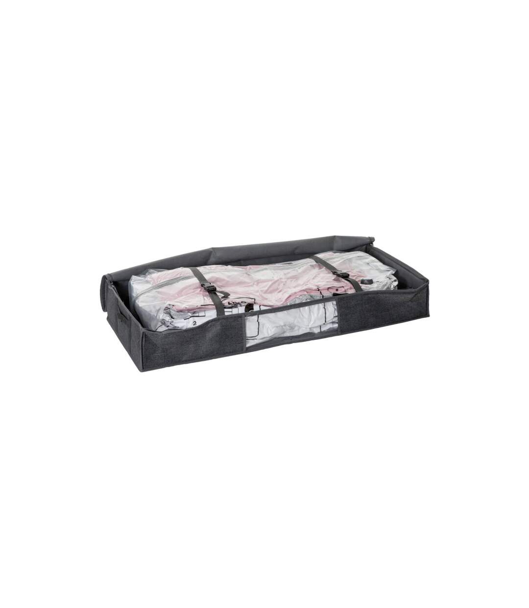 Housse de Rangement Sous Vide Basse Press 100cm Gris-2