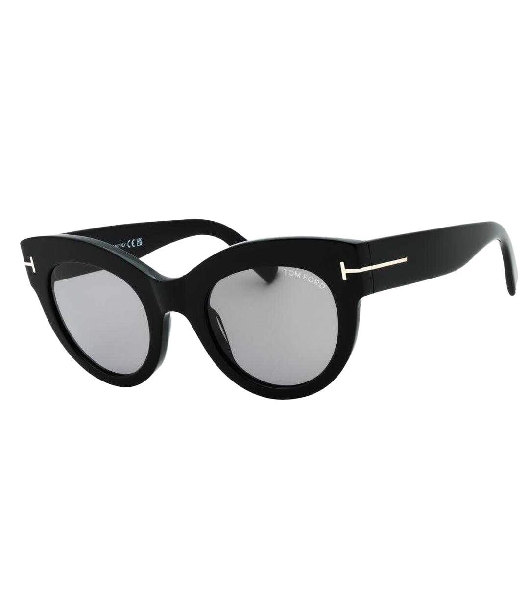 Lunettes De Soleil Motif/style Miroir Lucilla Femme Taille Unique Noir Fumée Tom Ford-1