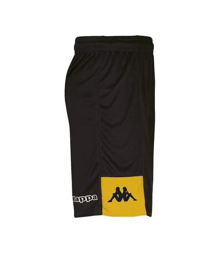 Short noir/jaune homme kappa daggo - l