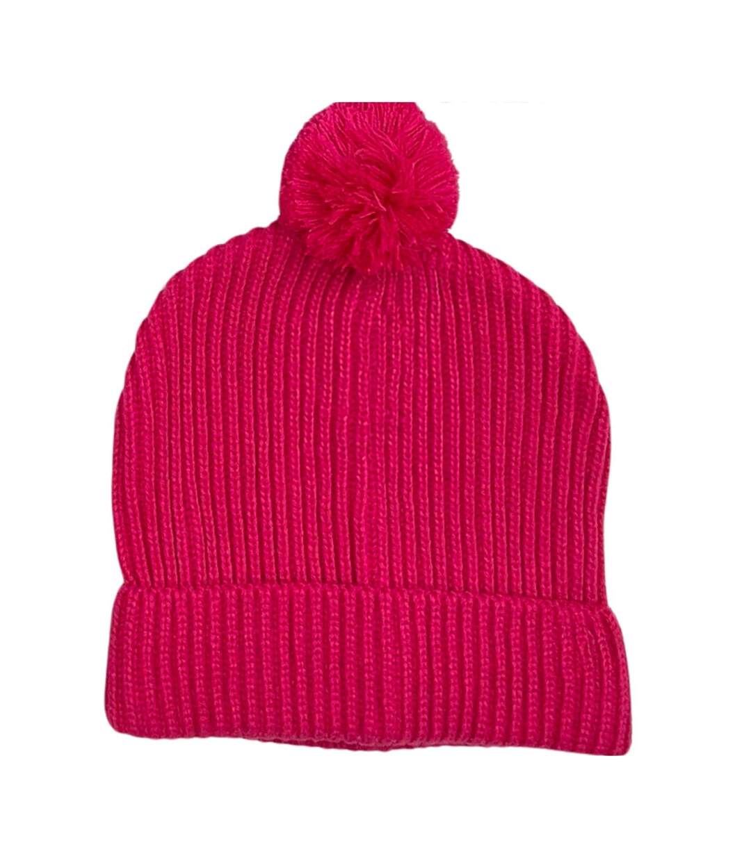 Bonnet Homme Rose Vif Six Peaks-2