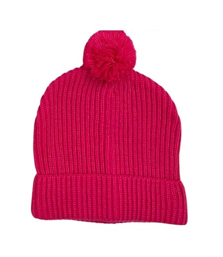 Bonnet Homme Rose Vif Six Peaks
