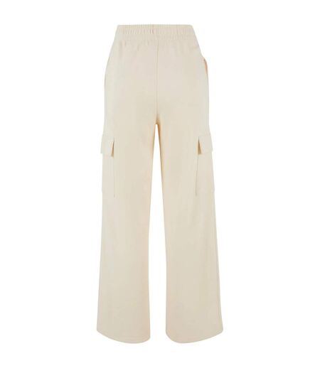 Womens/ladies Lightweight Baggy Sweatpants White Sand Urban Classics