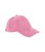 Beechfield Unisex Adult 6 Panel Faux Suede Cap (Dusty Pink) - UTPC5727