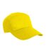 Casquette Unie À Sept Panneaux Mixte Jaune Result-2