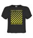 Womens/ladies You´re Twistin´ My Melon Man Crop Top Charcoal Amplified-1