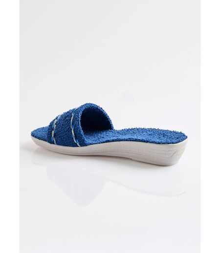 Chaussons mules compensés éponge
