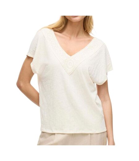 T-Shirt beige femme vila visyma