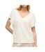 T-Shirt beige femme vila visyma-1