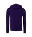 Sweat capuche unisexe violet Bella + Canvas