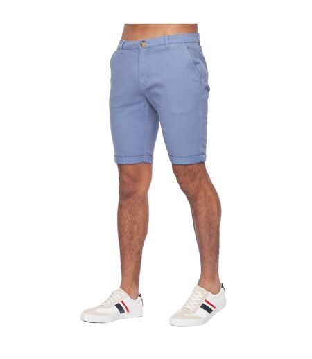 Mens sinwood chino shorts pale blue Crosshatch