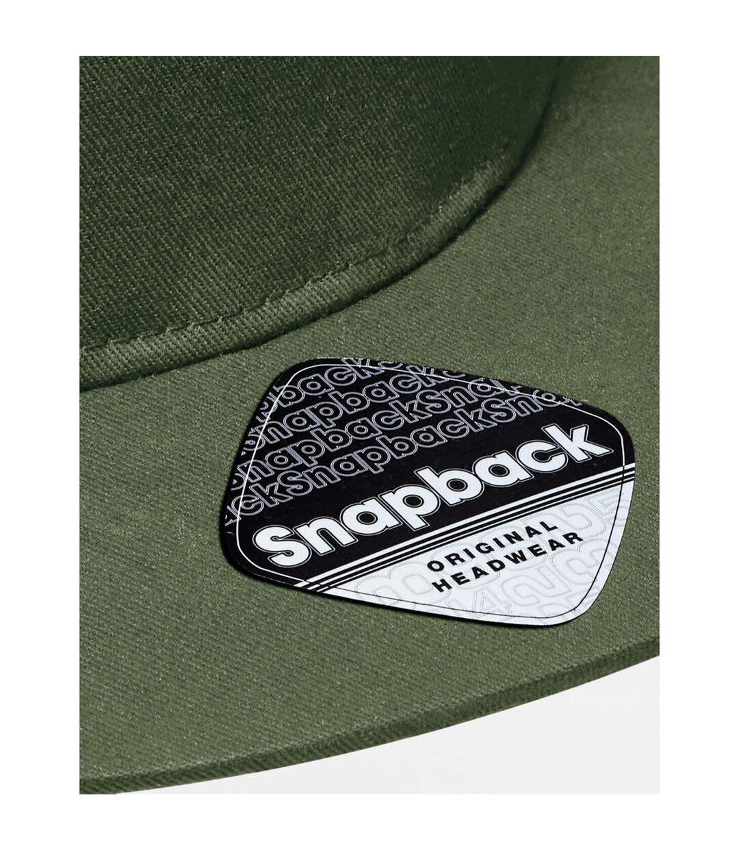 Casquette Ajustable Rapper Vert Olive Beechfield-4